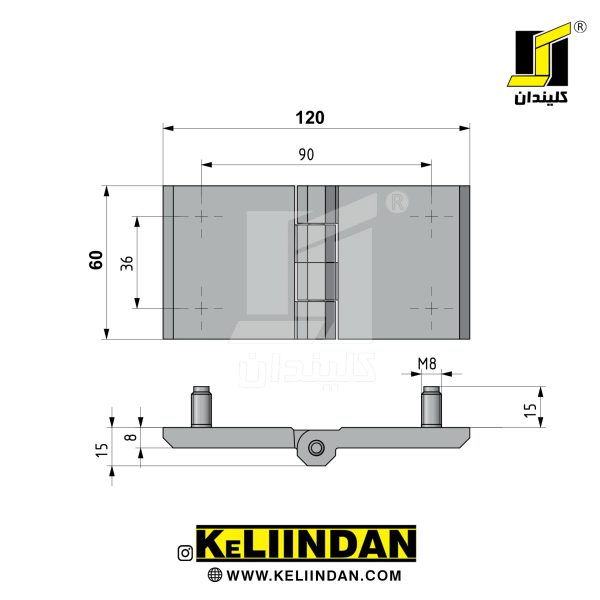 نقشه لولا پیچ نصب 60x120